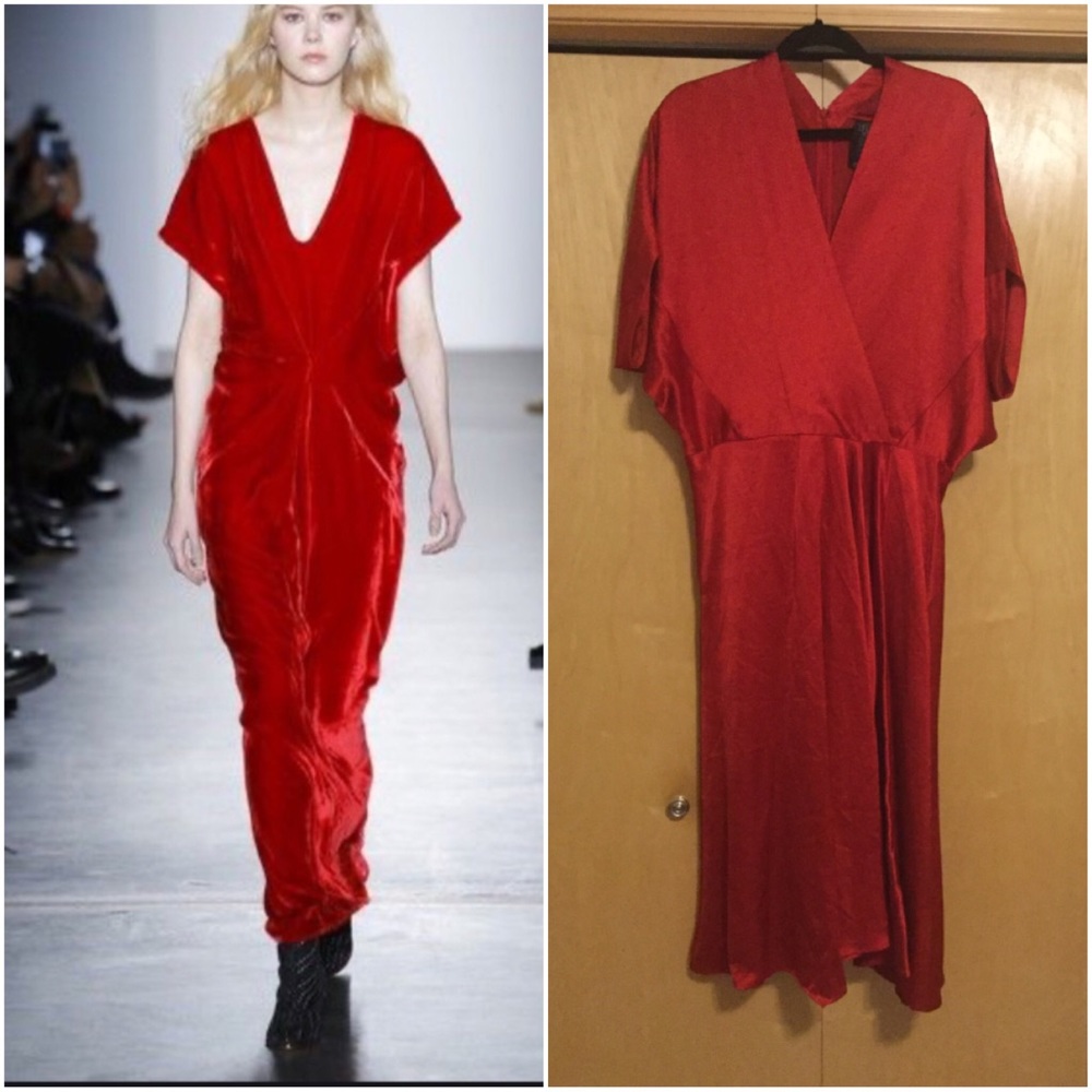 - Zero + Maria Cornejo V-Neck Long Dress